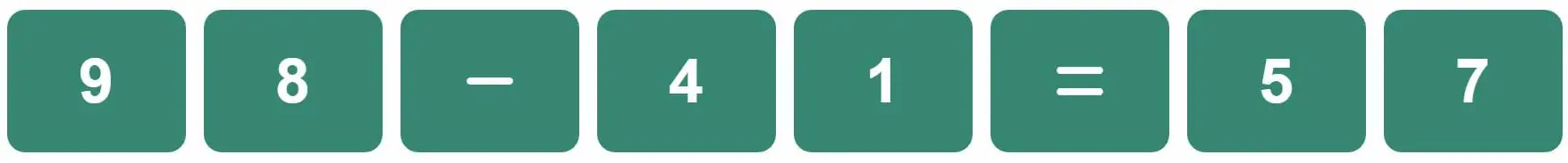 Daily Bi-Nerdle Answer 1 - 15th October 2022