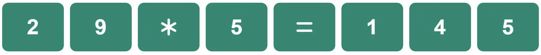 Daily Bi-Nerdle Answer 1 - 22nd October 2022