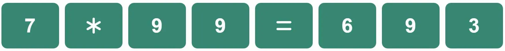 Daily Bi-Nerdle Answer 1 - 3rd October 2022