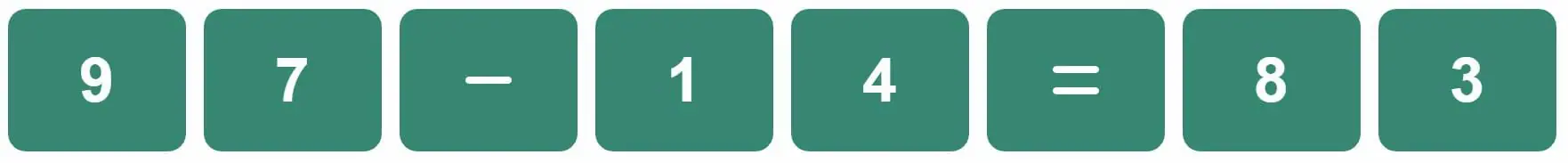 Daily Bi-Nerdle Answer 1 - 4th October 2022