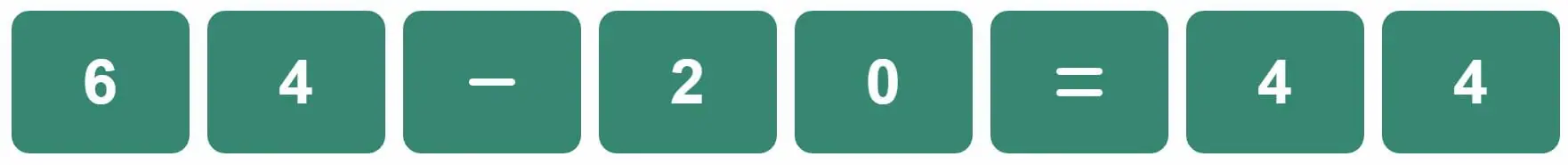Daily Bi-Nerdle Answer 1 - 7th October 2022
