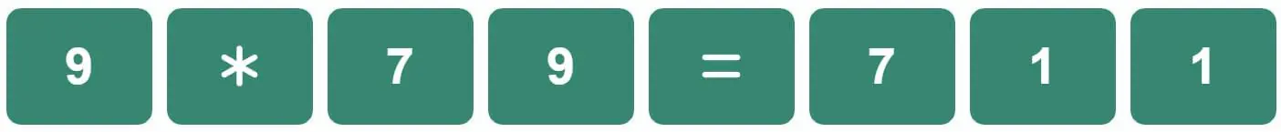 Daily Bi-Nerdle Answer 2 - 26th October 2022