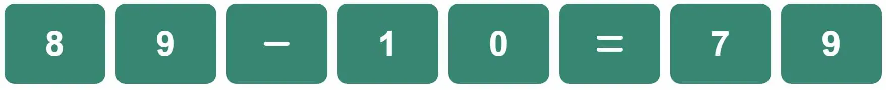 Daily Bi-Nerdle Answer 2 - 28th October 2022