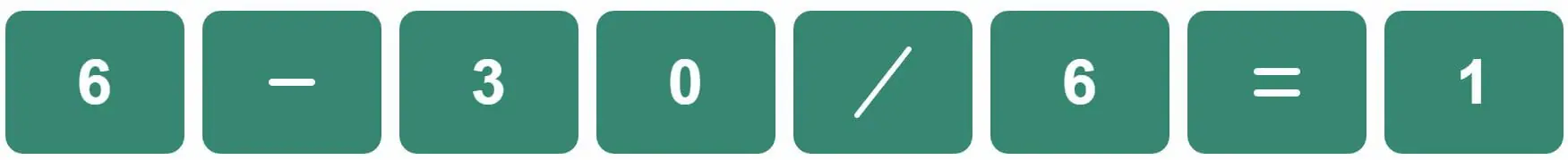Daily Bi-Nerdle Answer 2 - 30th October 2022