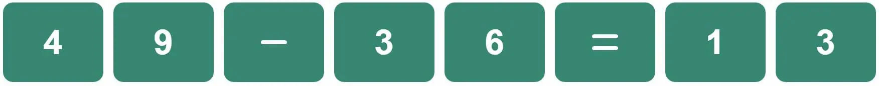 Daily Bi-Nerdle Answer 2 - 31st October 2022