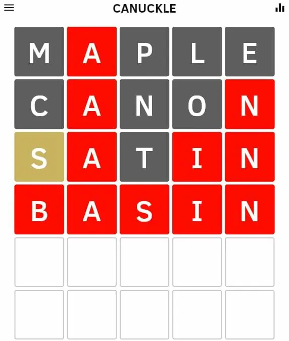 Daily Canuckle 164 Answer - 25th October 2022