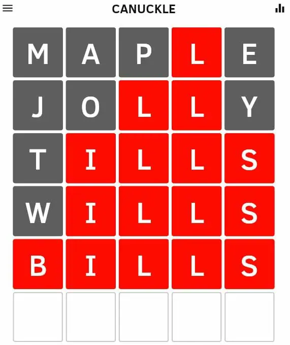 Daily Canuckle 169 Answer - 30th October 2022