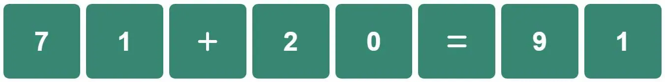 Daily Classic Nerdle 265 Answer - 11th October 2022