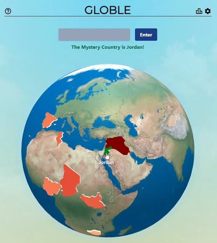 Daily Globle Answer - 15th October 2022