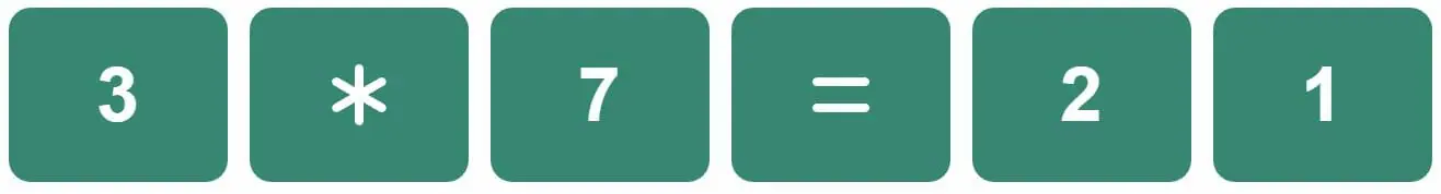 Daily Mini Bi-Nerdle Answer 1 - 10th October 2022