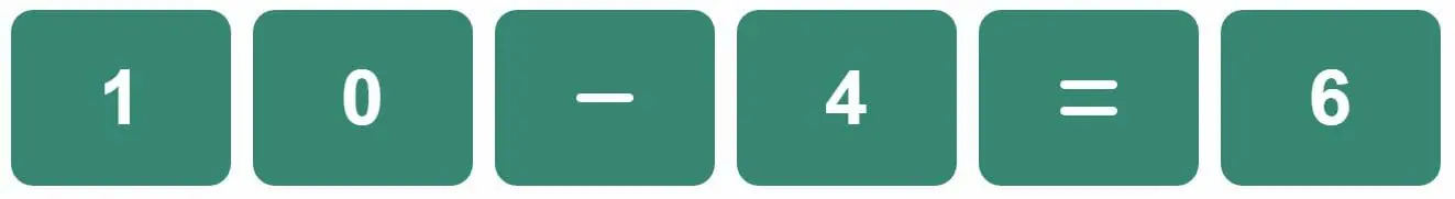 Daily Mini Bi-Nerdle Answer 1 - 14th October 2022