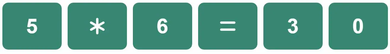 Daily Mini Bi-Nerdle Answer 1 - 16th October 2022
