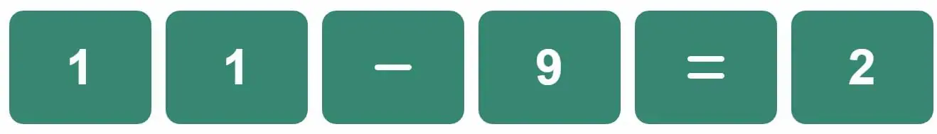 Daily Mini Bi-Nerdle Answer 1 - 17th October 2022