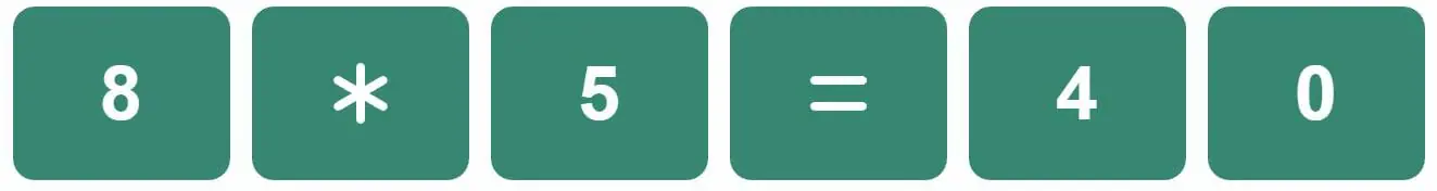 Daily Mini Bi-Nerdle Answer 1 - 18th October 2022