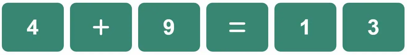 Daily Mini Bi-Nerdle Answer 1 - 19th October 2022
