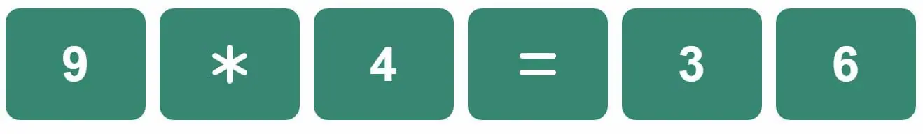 Daily Mini Bi-Nerdle Answer 1 - 20th October 2022