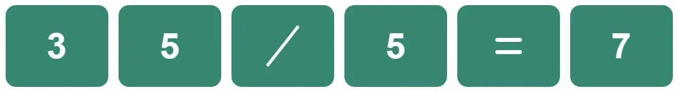 Daily Mini Bi-Nerdle Answer 1 - 22nd October 2022