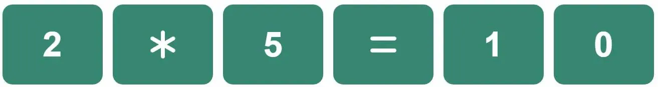 Daily Mini Bi-Nerdle Answer 1 - 26th October 2022