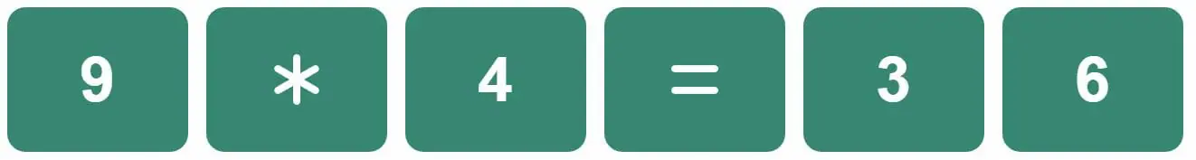 Daily Mini Bi-Nerdle Answer 2 - 10th October 2022