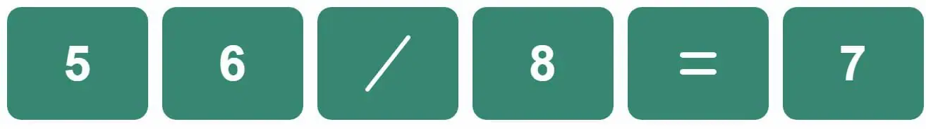 Daily Mini Bi-Nerdle Answer 2 - 22nd October 2022