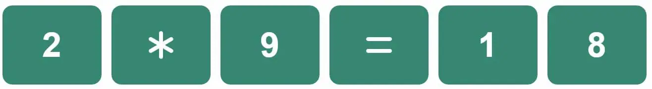Daily Mini Bi-Nerdle Answer 2 - 24th October 2022