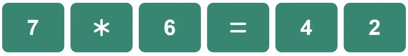 Daily Mini Bi-Nerdle Answer 2 - 30th October 2022