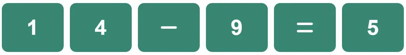 Daily Mini Bi-Nerdle Answer 2 - 31st October 2022
