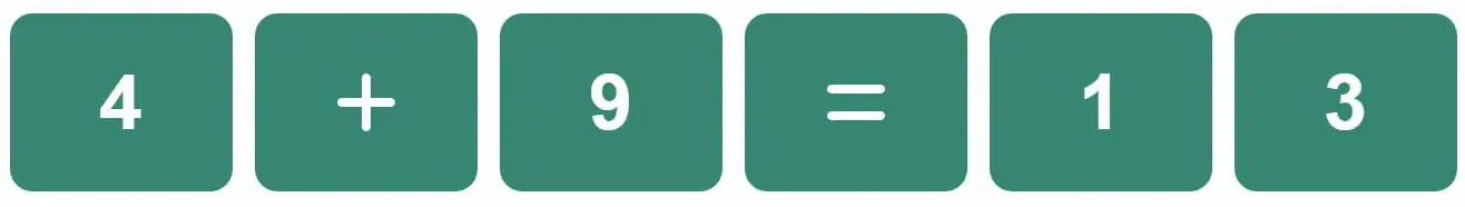 Daily Mini Bi-Nerdle Answer 2 - 9th October 2022