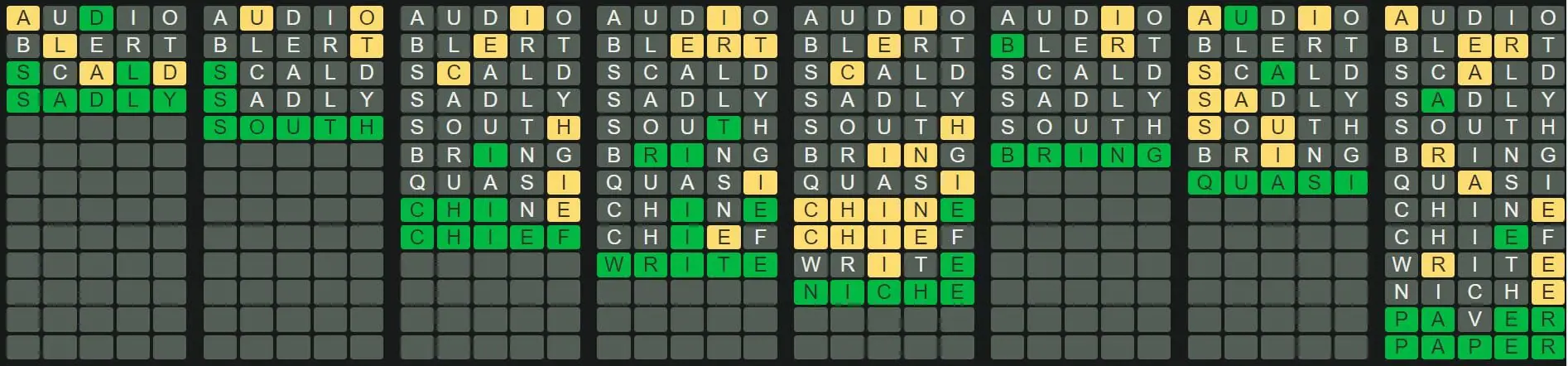 Daily Octordle 259 Answer - October 10th 2022