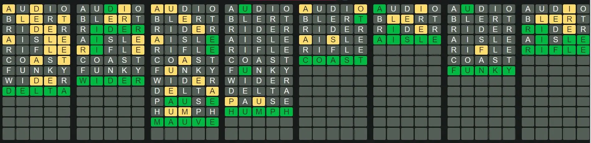Daily Octordle 260 Answer - October 11th 2022
