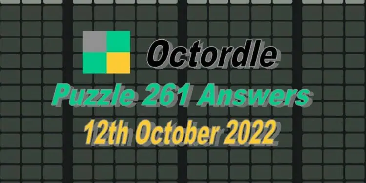 Daily Octordle 261 - October 12th 2022