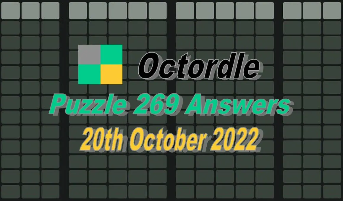 Daily Octordle 269 - October 20th 2022