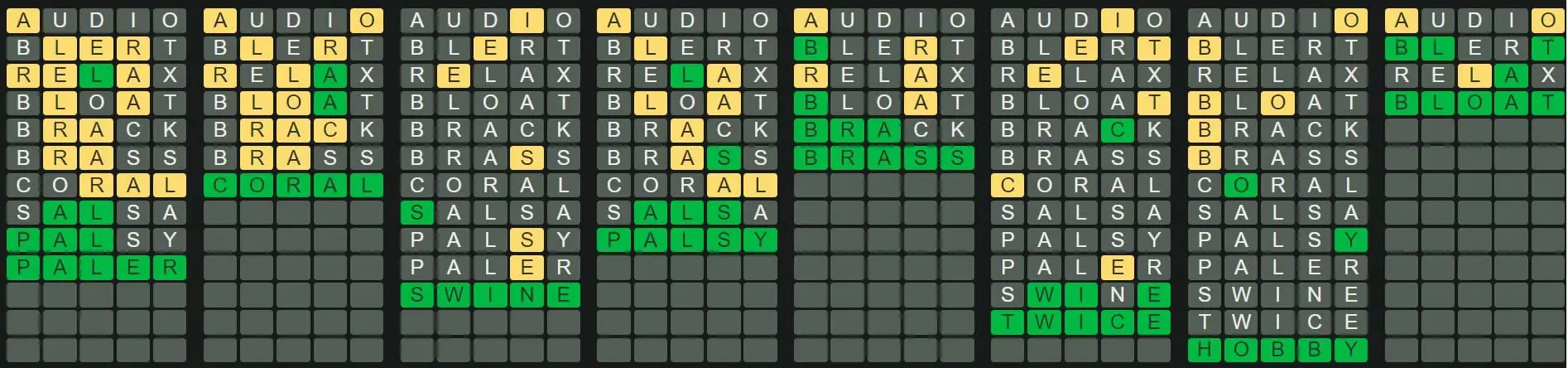 Daily Octordle 270 Answer - October 21st 2022