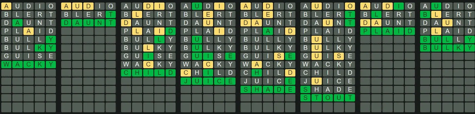 Daily Octordle 273 Answer - October 24th 2022