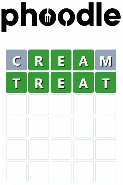 Daily Phoodle Answer 174 - 29th October 2022