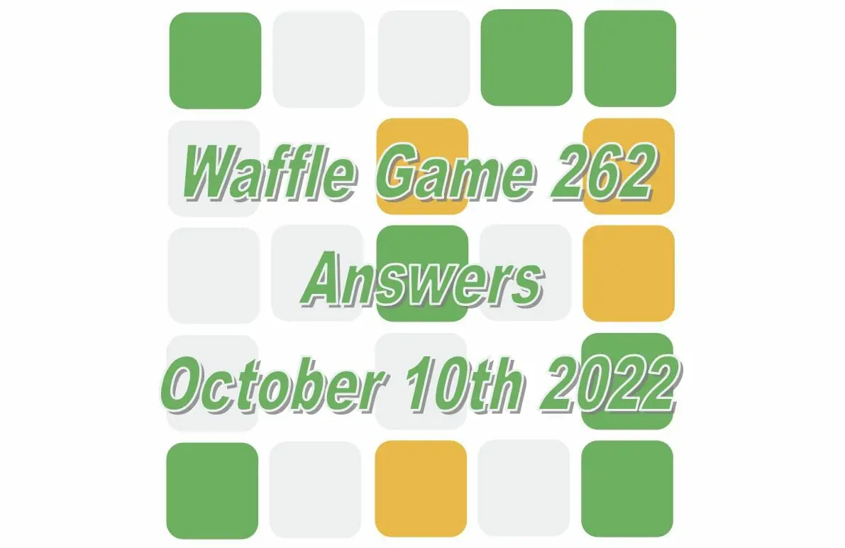 Daily Waffle - October 10th 2022