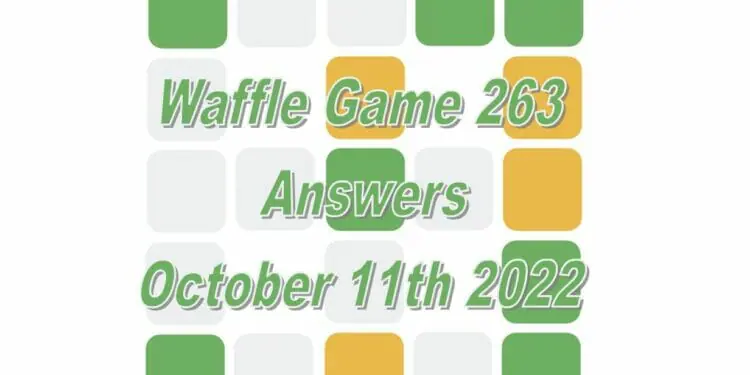 Daily Waffle - October 11th 2022