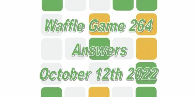 Daily Waffle - October 12th 2022
