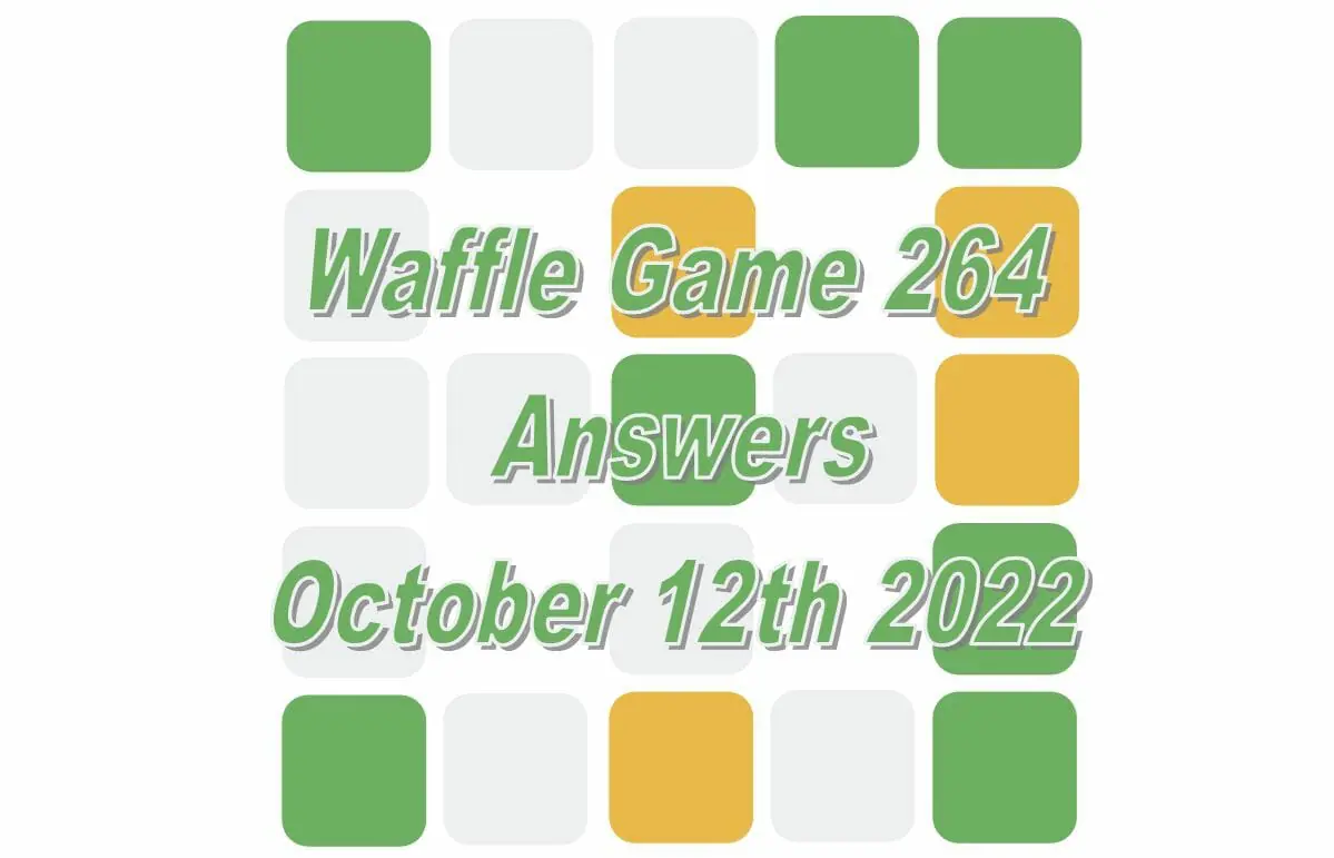 Daily Waffle - October 12th 2022