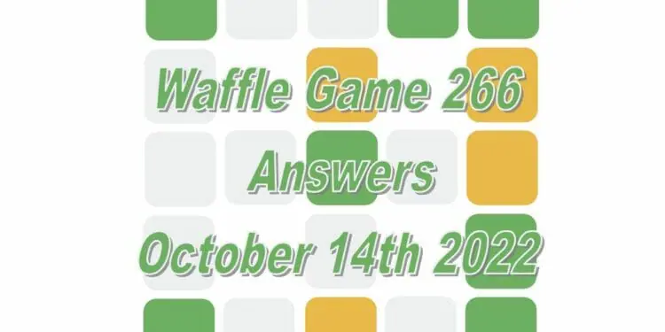 Daily Waffle - October 14th 2022