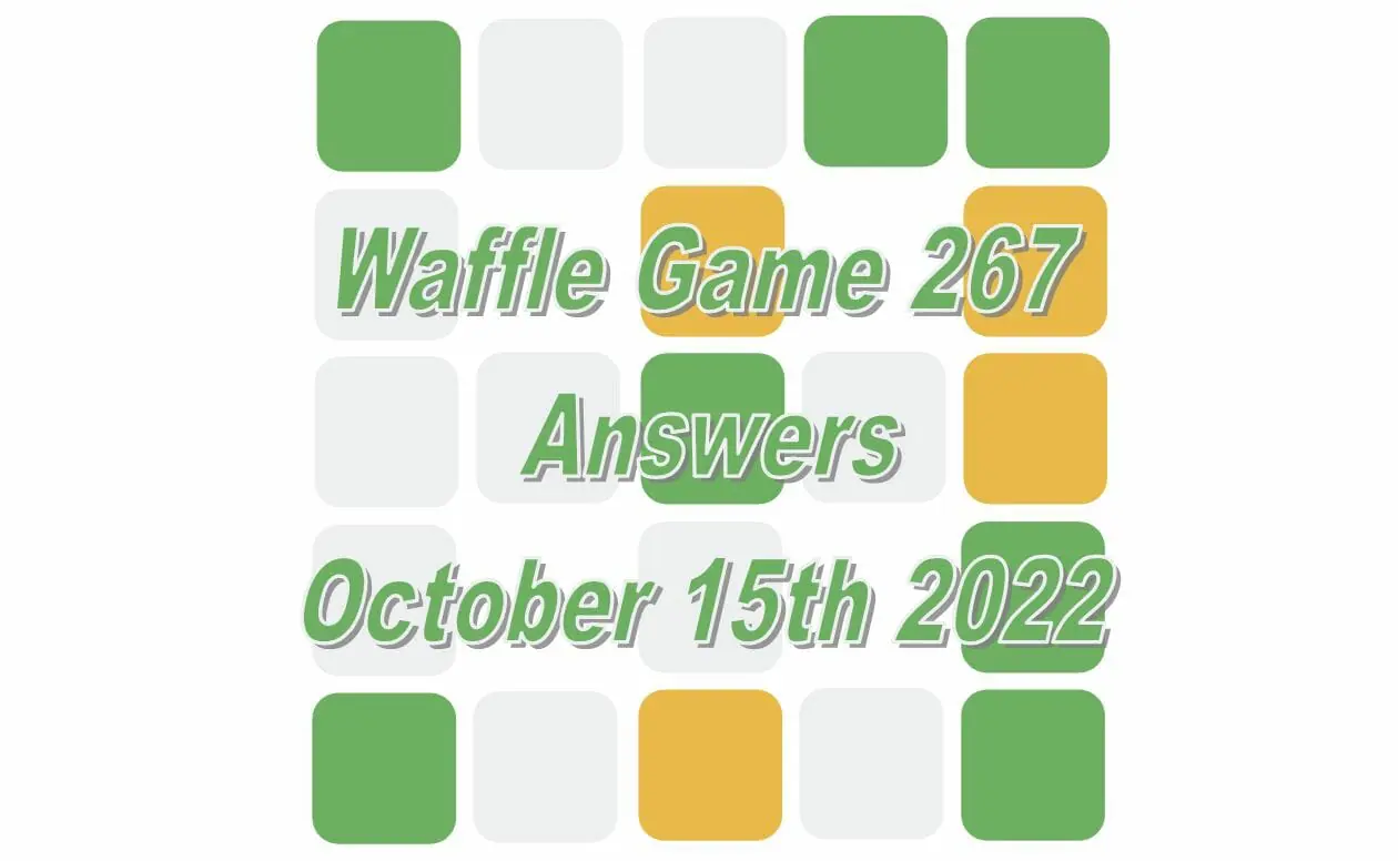 Daily Waffle - October 15th 2022