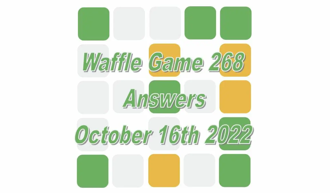 Daily Waffle - October 16th 2022