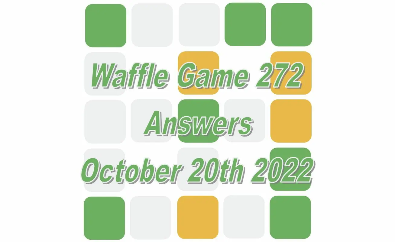 Daily Waffle - October 20th 2022