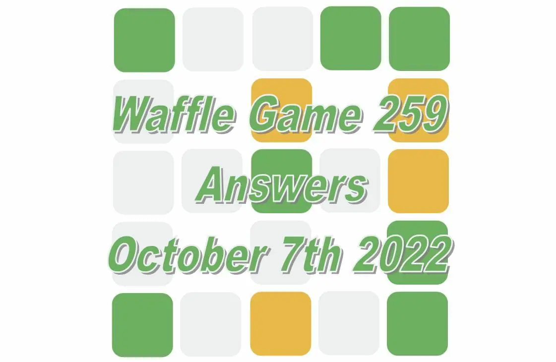 Daily Waffle - October 7th 2022