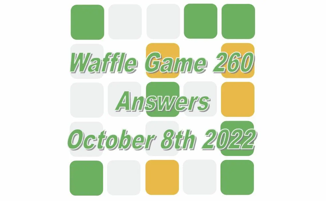 Daily Waffle - October 8th 2022