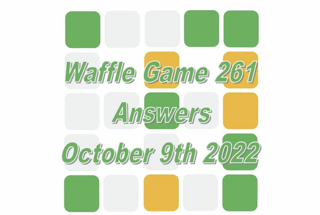 Daily Waffle - October 9th 2022
