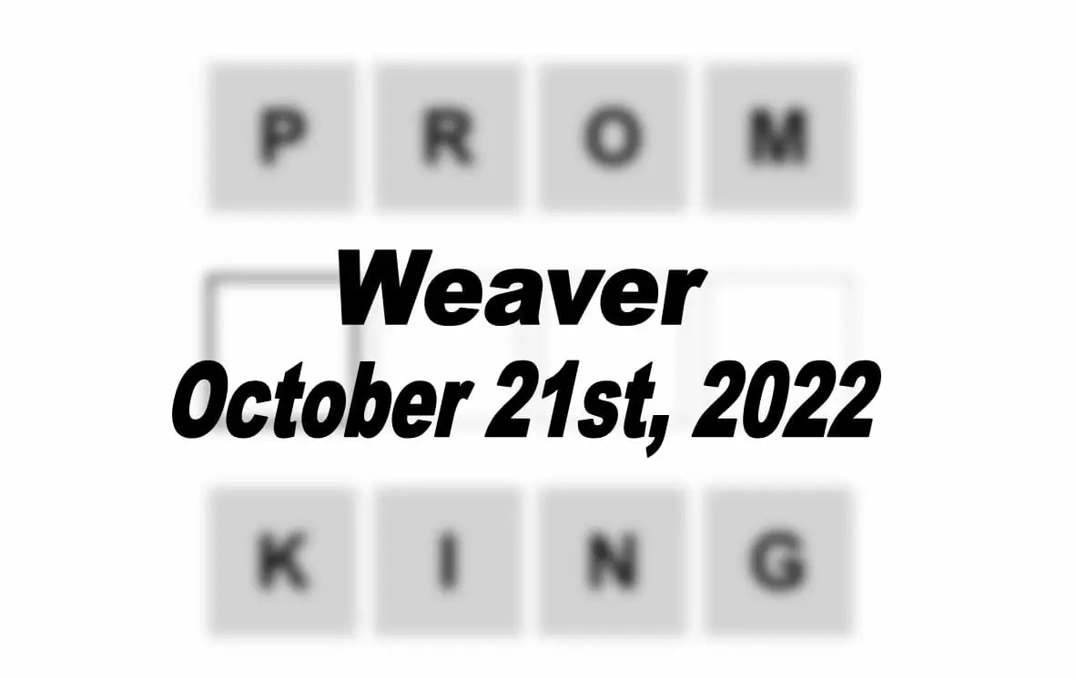Daily Weaver - 21st October 2022