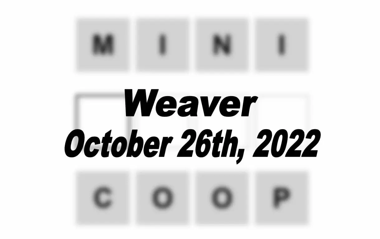 Daily Weaver - 26th October 2022