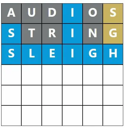 Daily Word Hurdle #533 Morning Answer - 11th October 2022