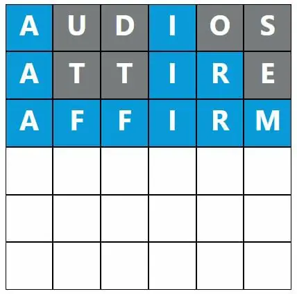 Daily Word Hurdle #534 Afternoon Answer - 11th October 2022